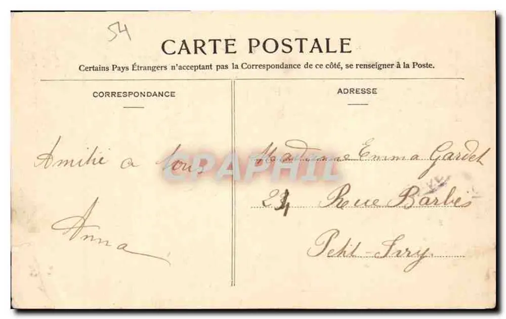 NANCY — Denkmal des Präsidenten Carnot (1896) mit Statuen der Frieden und der Kraft — La Lorraine illustrée, n°20 - Rückseite