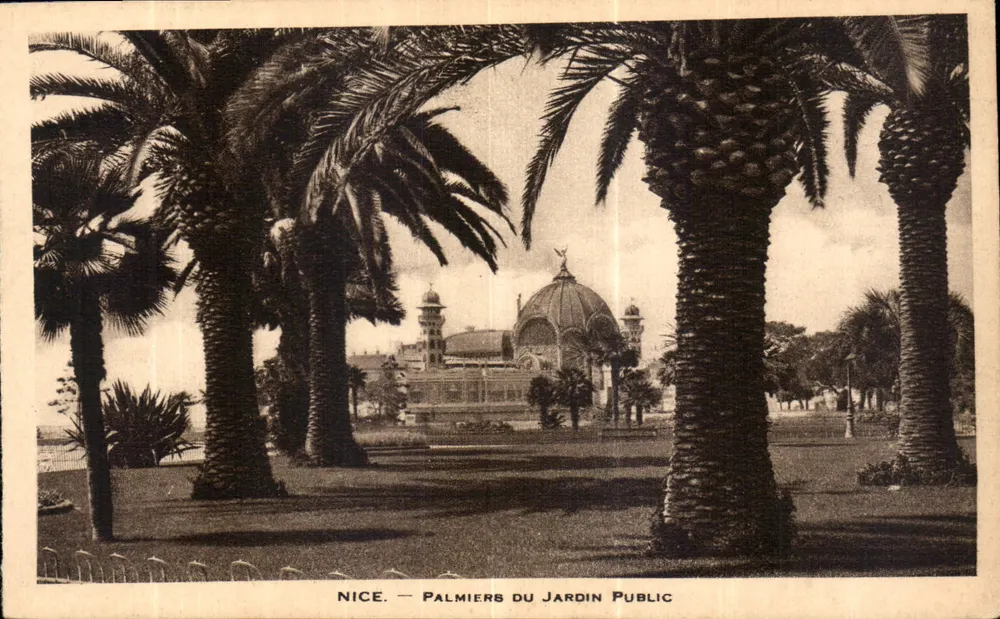 Nice — Palmárias do Jardim Público — Editor não identificado - Frente