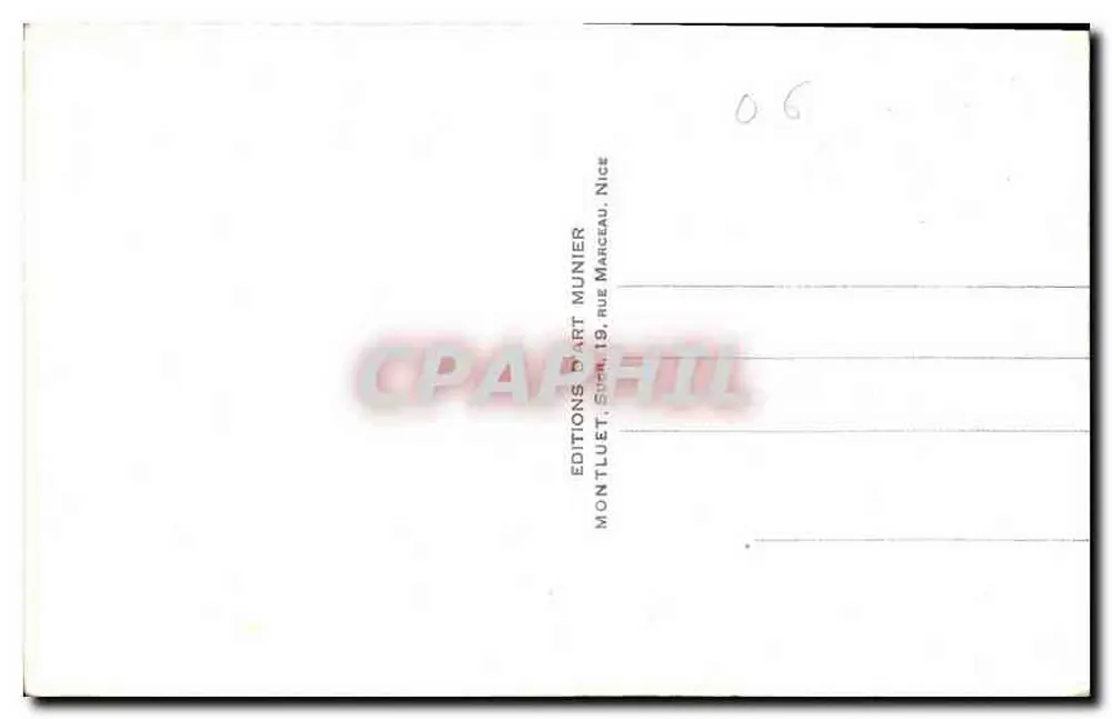 कैप ड'एंटीबेस — ला पॉइंट — एडिशन्स डार्ट मुनियर, संख्या 34 - पीछे