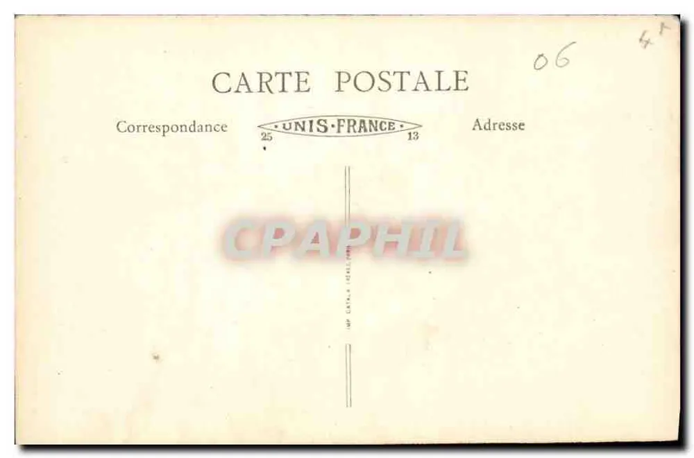 Um MENTON — Cap Martin — Allgemeine Ansicht — B. F. F. - Rückseite