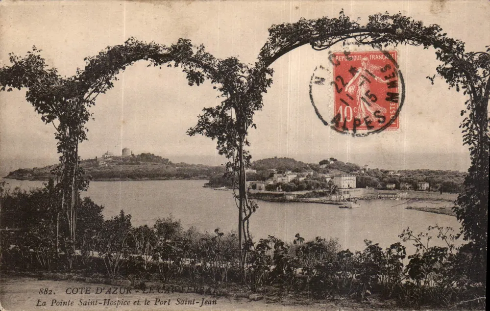 Côte d'Azur - Le Castellard — Die Spitze Saint-Hospice und der Hafen Saint-Jean — Verlag Le Deley, Nr. 882 - Vorderseite