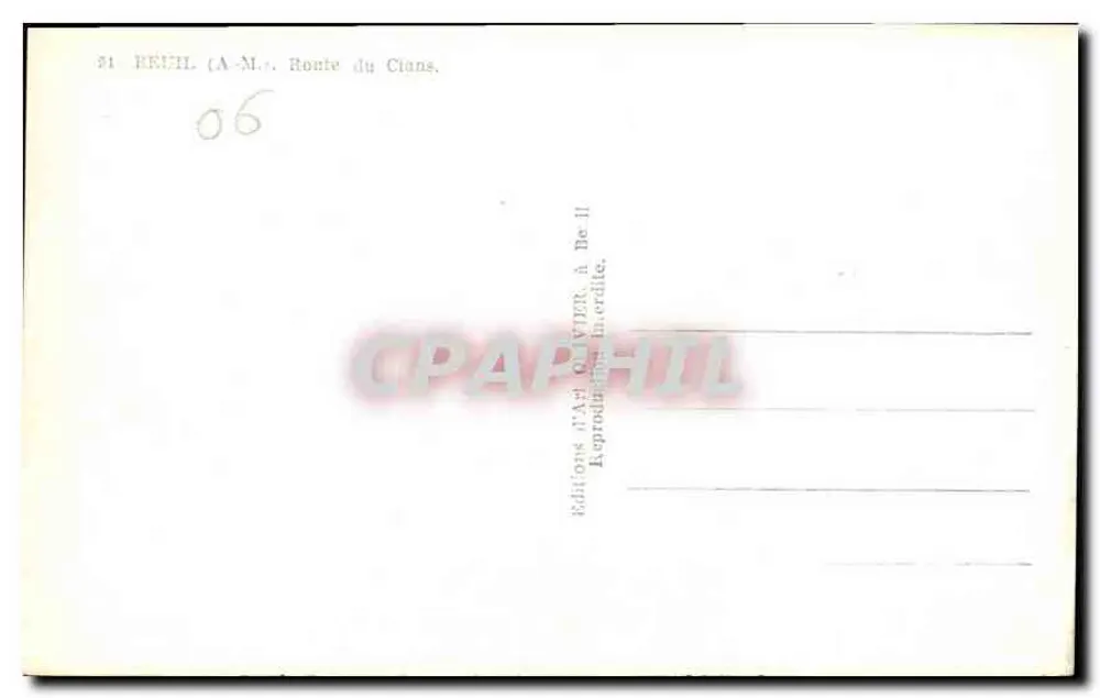Brühl (A-M.) — Estrada do Clans — Edições N'Art de TIER à Be Ile - Verso