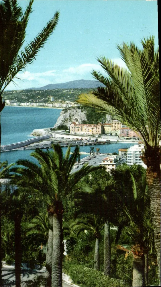 Ansicht von Nizza — Hafen, Schlossberg und Bucht der Engel — Editions S.E.P.T. n°16/572 - Vorderseite