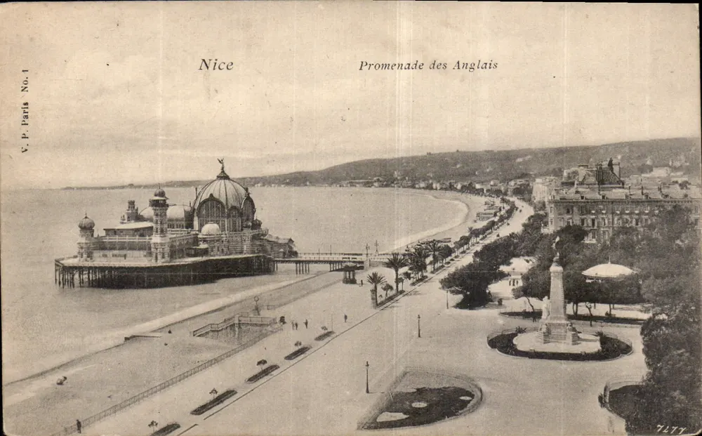 Nice — Promenade dos Ingleses — V.P. Paris No. 1 - Frente