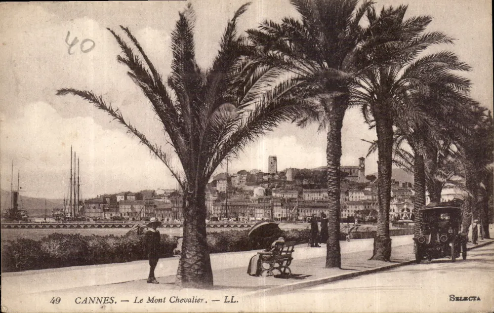 CANNES — O Monte Chevalier — LL. — Selecta - Frente