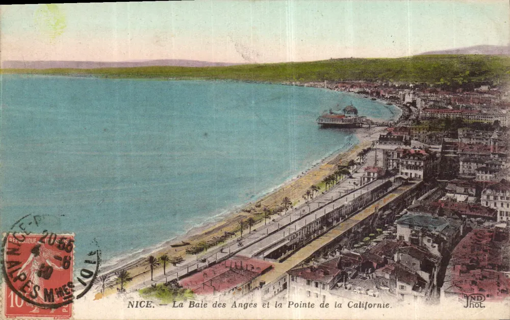 NICE — La Baie des Anges und die Pointe de la Californie — Jhot. - Vorderseite