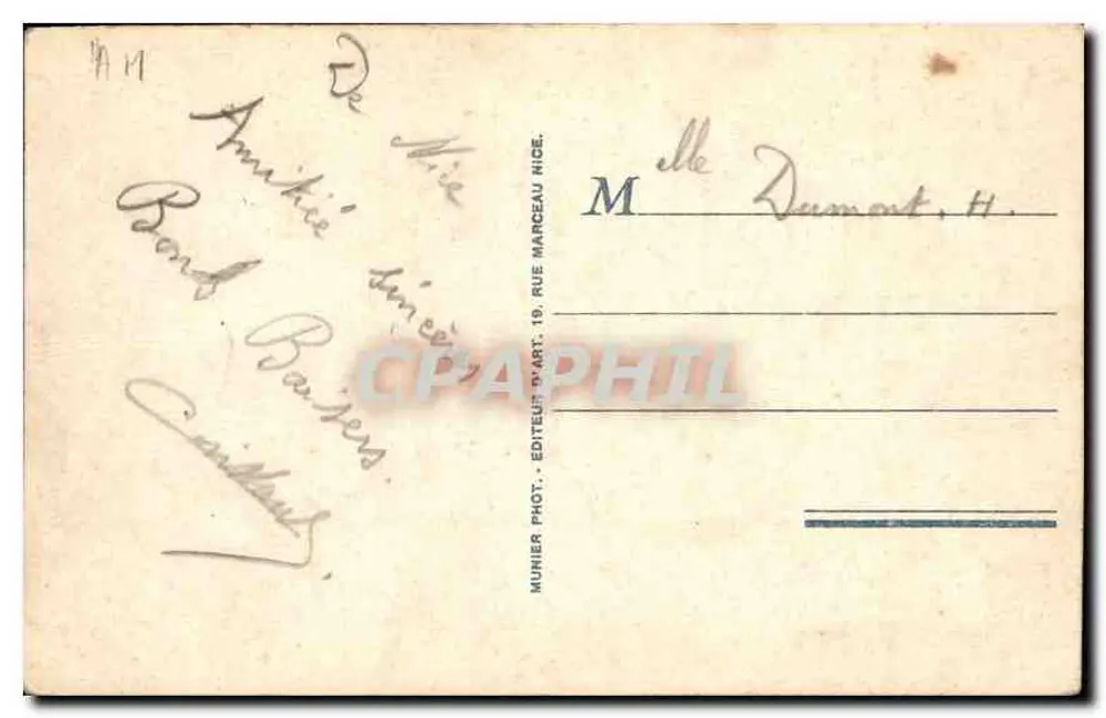 निस - चैत्तौ के झरना - आर. एम. - क्रमांक 41 - पीछे