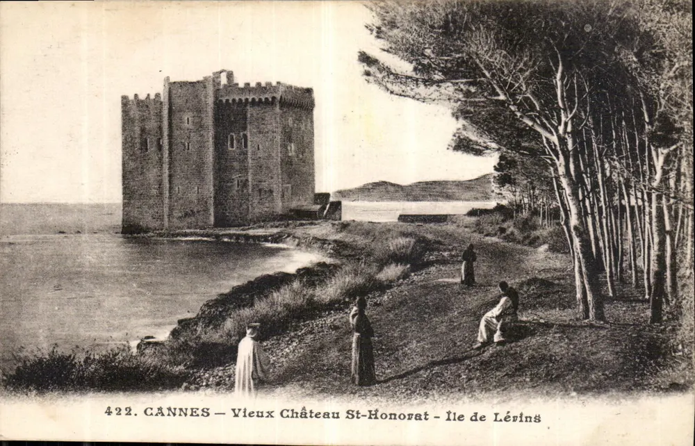 CANNES — Altes Schloss St-Honorat — Île de Lérins - Vorderseite