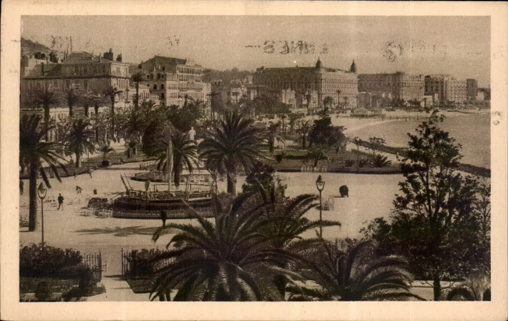 Cannes — Les Jardins et la Croisette — Les Editions Mar, 5° Boulevard - Frente