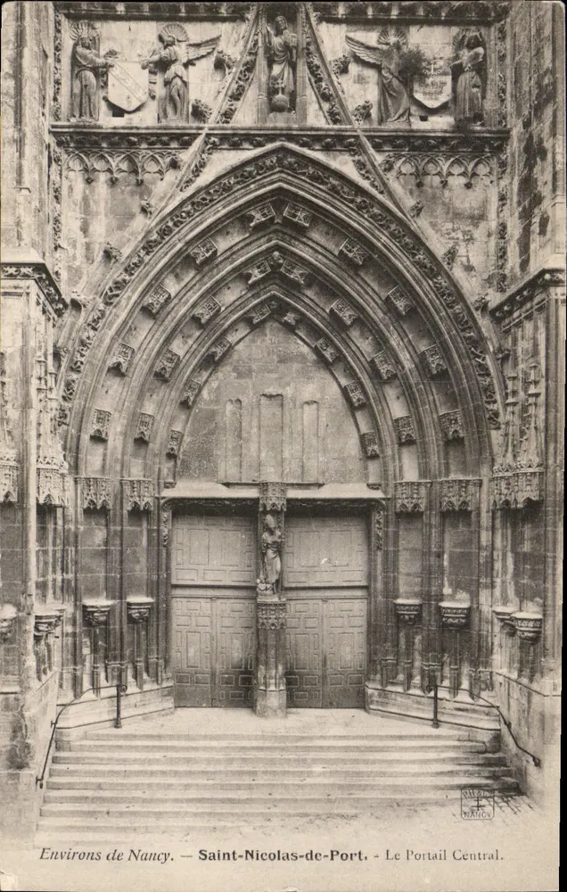 Saint-Nicolas-de-Port — Le Portail Central — Éditeur Narkicy - Vorderseite