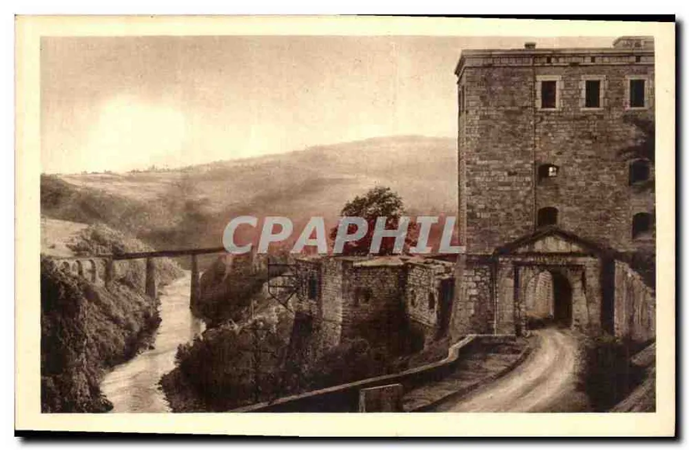 Fort l'Ecluse und der Viadukt — Umgebung von Bellegarde — Braun & Cie, Verlag, Dornach - Vorderseite