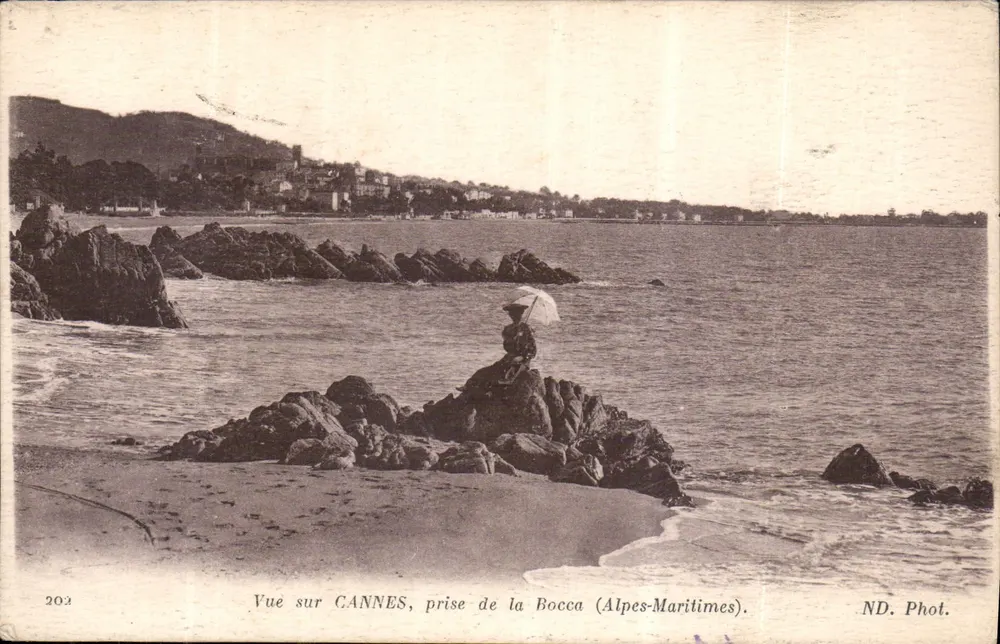 Ausblick auf CANNES, vom Bocca (Alpes-Maritimes) aus — ND. Fot. — n° 202 - Vorderseite