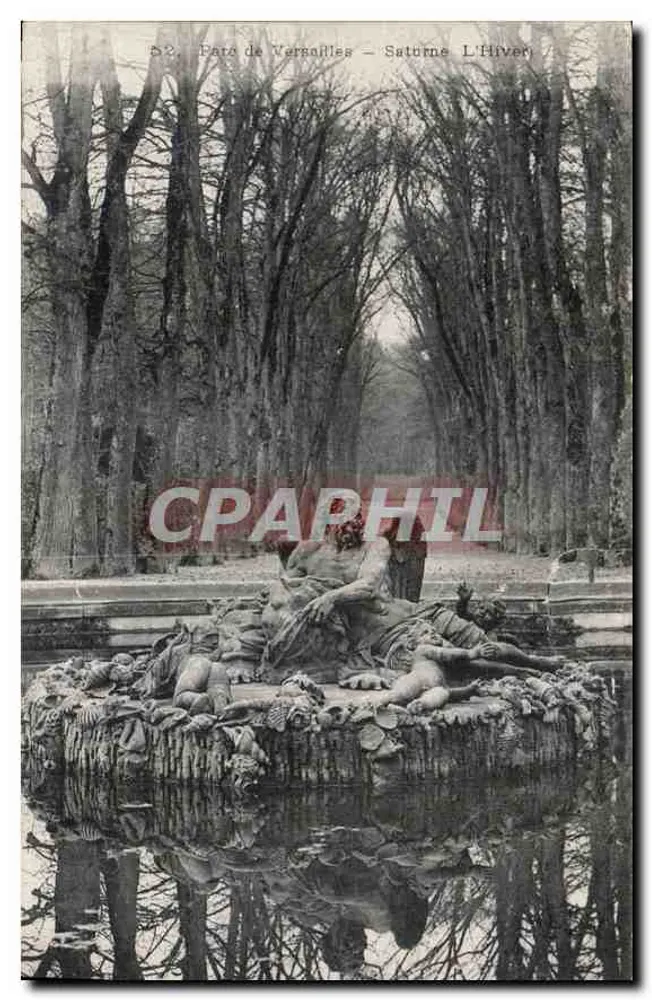 Parque de Versailles — Saturne no Inverno - Frente