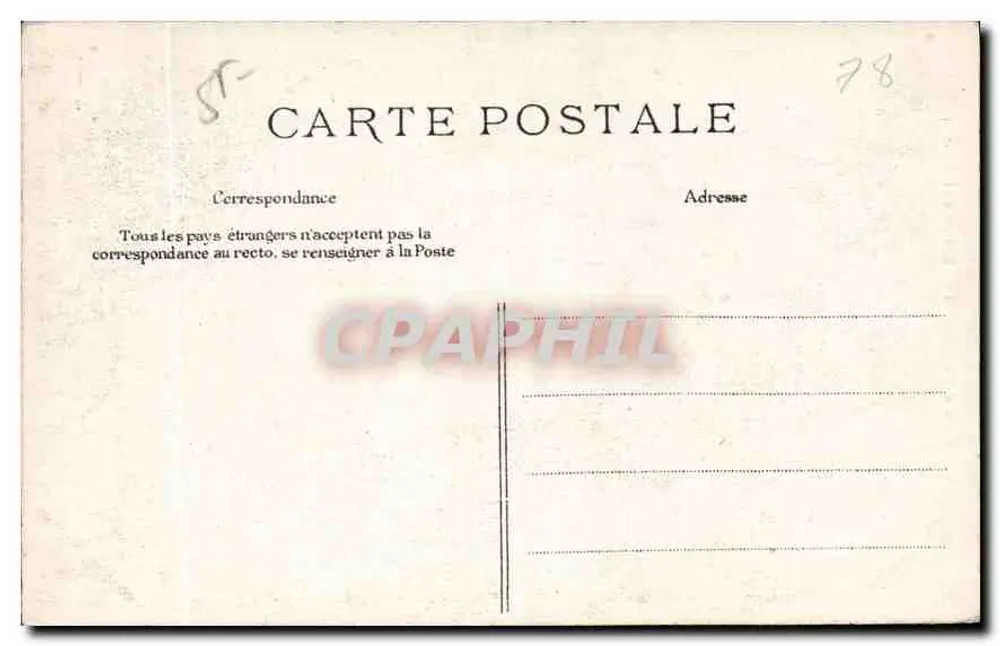 Parque de Versailles — Saturne no Inverno - Verso
