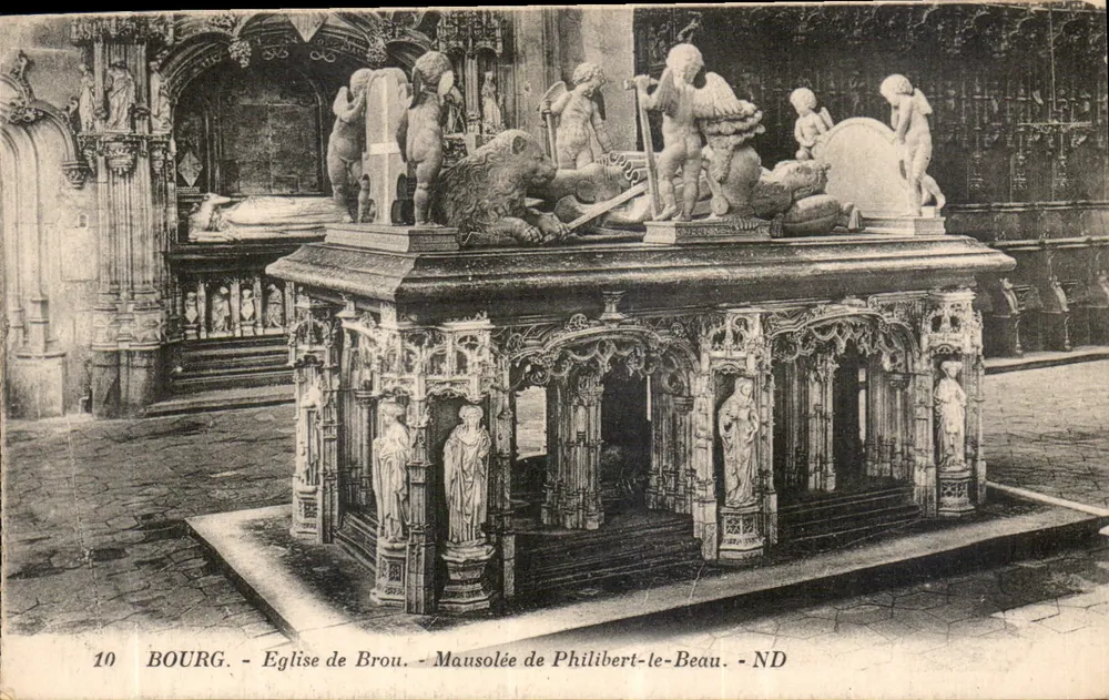 Bourg - Kirche von Brou - Mausoleum von Philibert-le-Beau — ND - Vorderseite