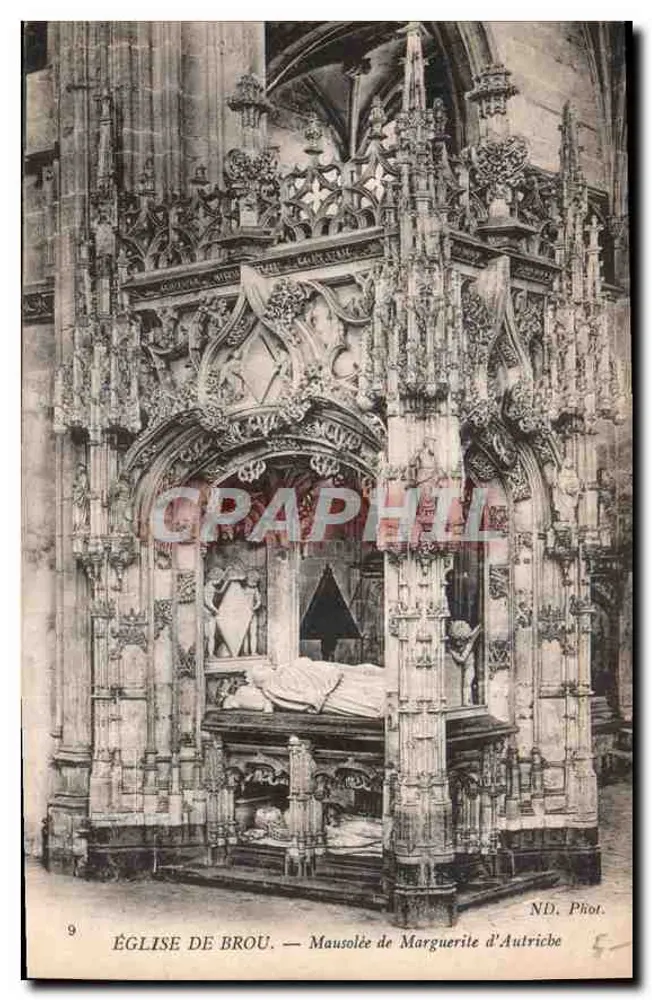 Kirche von Brou — Mausoleum von Margarete von Österreich — ND. Fot. - Vorderseite