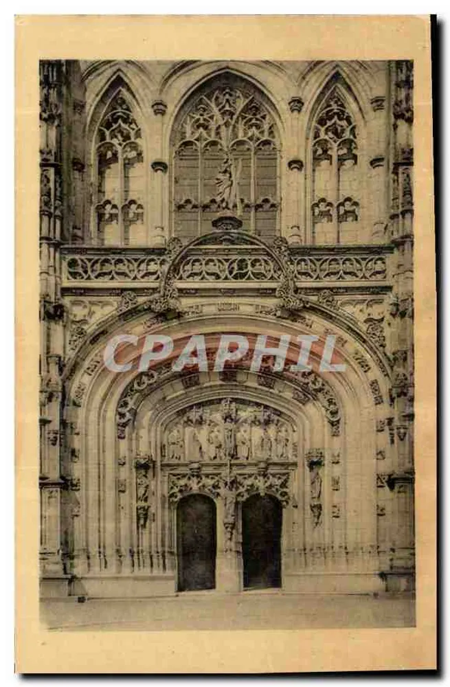 Igreja de Brou — Portal ocidental — Edição dos Monumentos Históricos - Frente