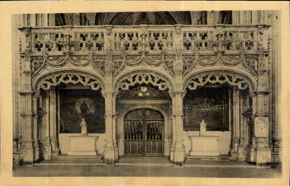 Igreja de Brou — O Jubé — Edição dos Monumentos Históricos - Frente