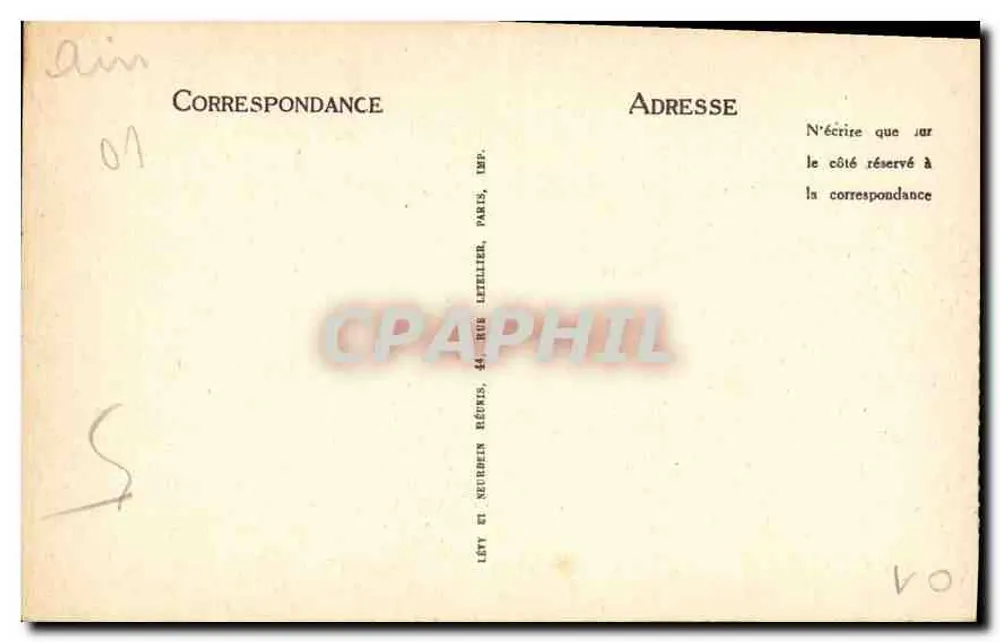Bourg — Igreja de Brou — A Nave — ND - Verso