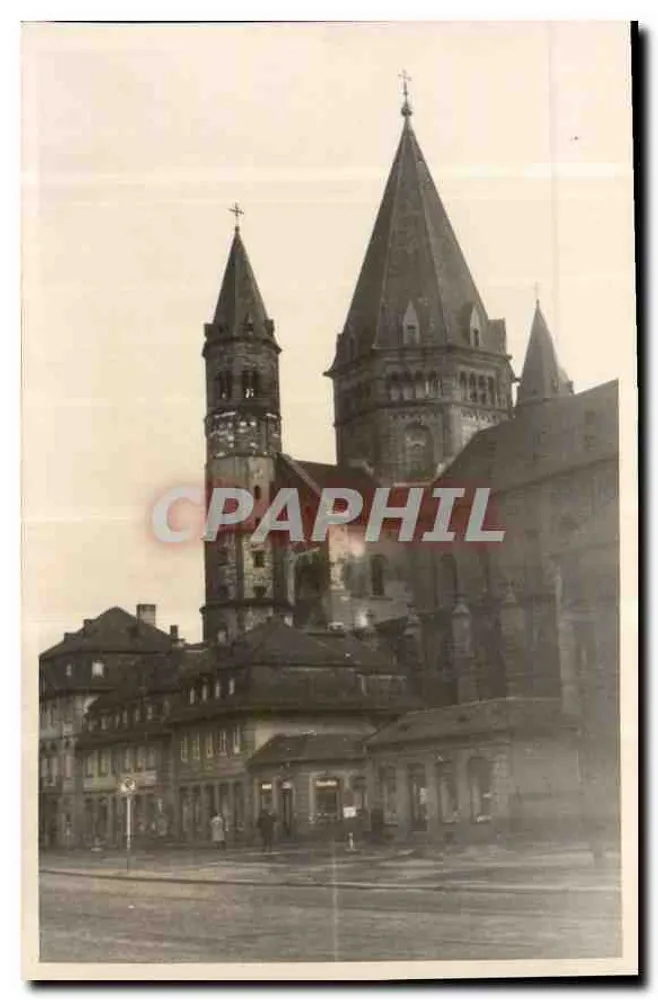 Kirche Saint-Etienne in Metz — Ansicht des Platzes — Verlag LEONAR, Nr. 1659 - Vorderseite