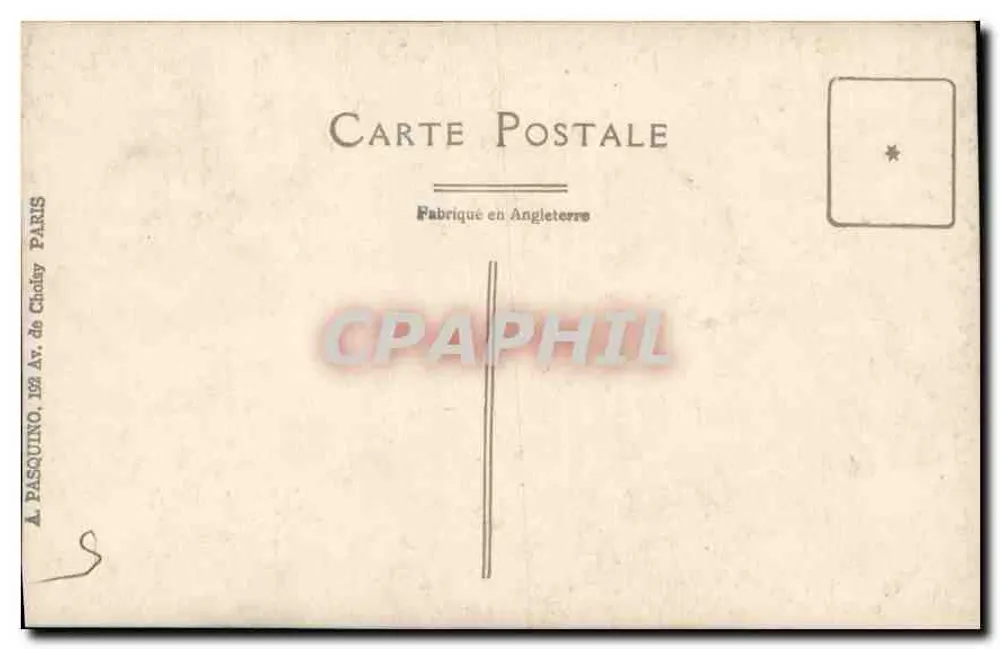 Três mulheres — estúdio de retratos — A. Pasquino, Paris - Verso