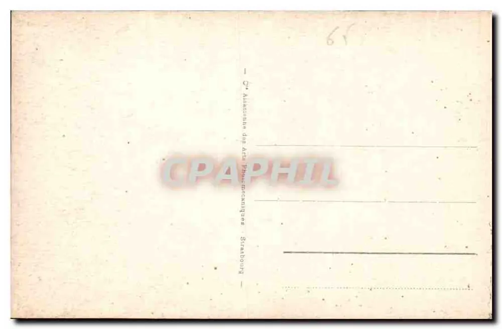 Gavarnie - A Grande Cachoeira do Circo — editor Alsatian des Arts Photographiques, Strasbourg, n° 50 - Verso