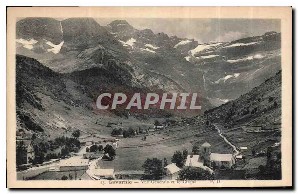 Gavarnie — Vista Geral e o Circo — P. D. - Frente