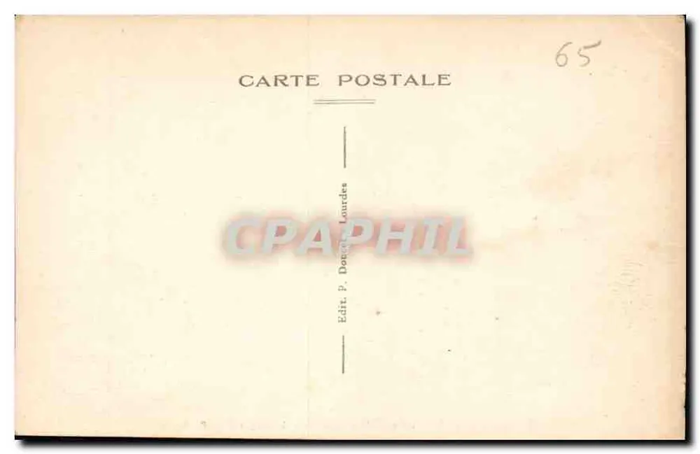 Gavarnie — Vista Geral e o Circo — P. D. - Verso