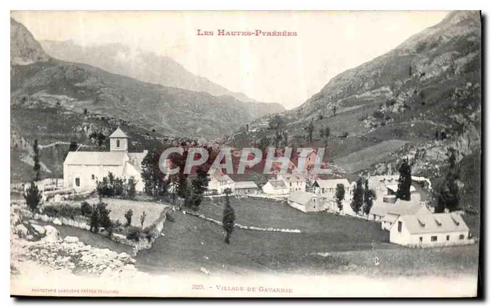 Vila de Gavarnie — Les Hautes-Pyrénées — Fototipo Labouche Frères Toulouse - Frente