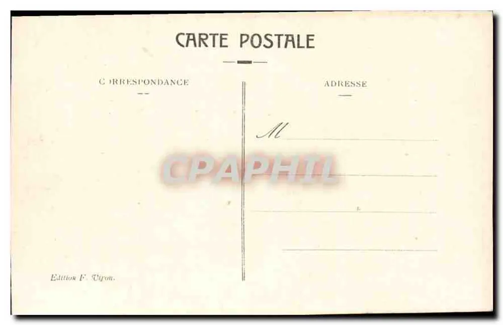 Lourdes - Zweite Station des Kreuzwegs — Ausgabe F. Vignon, Nr. 265 - Rückseite