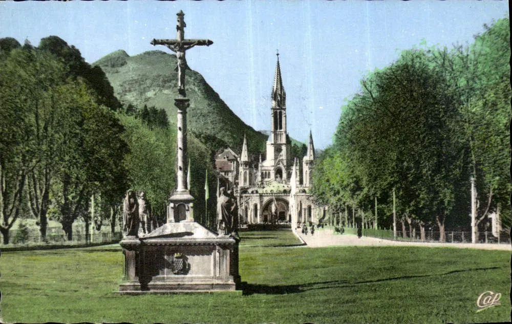 Lourdes — A Basílica e o Calvário — editor Cap - Frente