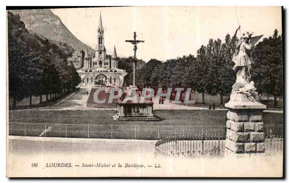 Lourdes — São Miguel e a Basílica — LL - Frente