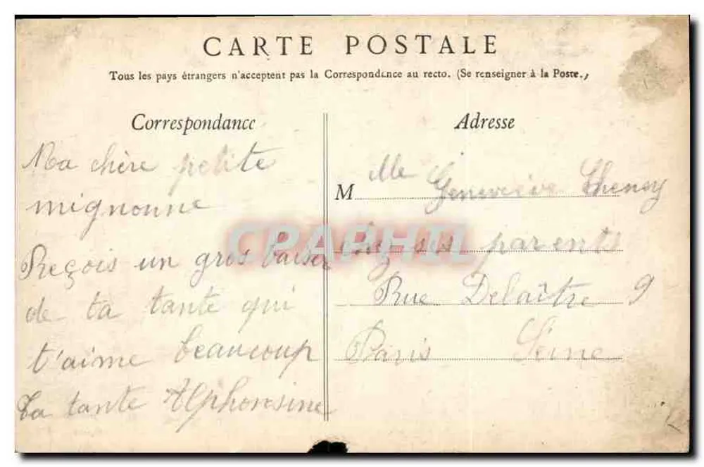 Lourdes — Moinho onde nasceu Bernadette — Edição F. V. - Verso
