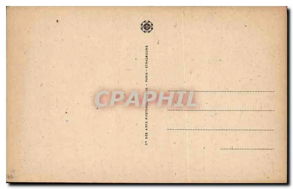 Santa Bernadette Soubirous — Lembrança de Lourdes — Bilhete postal antigo n°295 - Verso