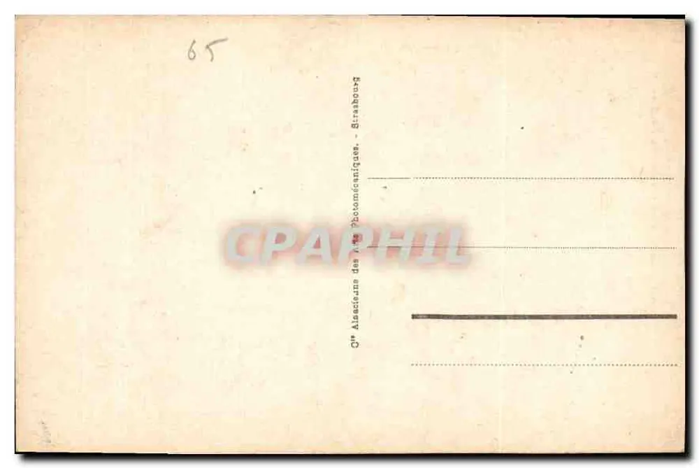 Maison paternelle de Bernadette Soubirous — Lourdes — éditeur Alsaectoire des rites photomécaniques, Strasbourg - Verso