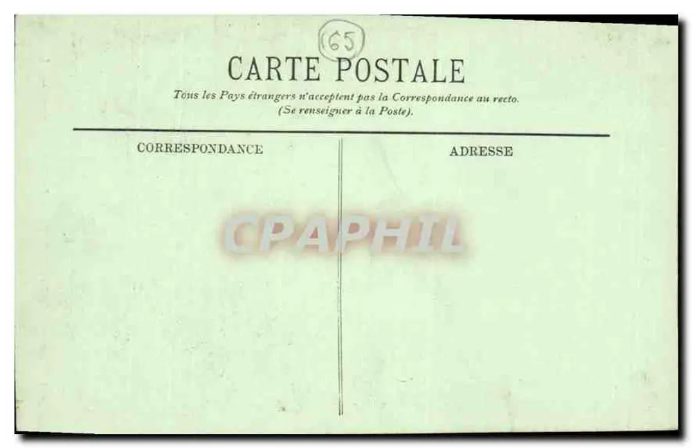 Environs de CAUTERETS — Le Poul d'Espagne — LL. - Verso