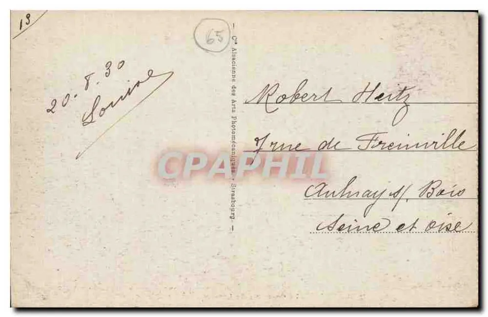 Cauterets - Wodospady Lutour — wydawca nieznany, n° 56 - Rewers