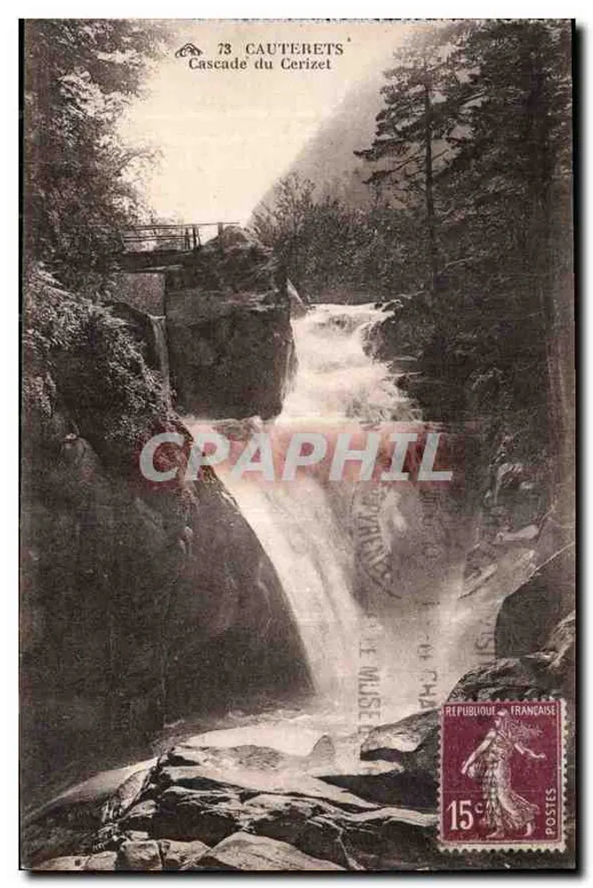 Wodospad Cerizel — Cauterets — wydawca nieznany, numer serii nie widoczny - Awers