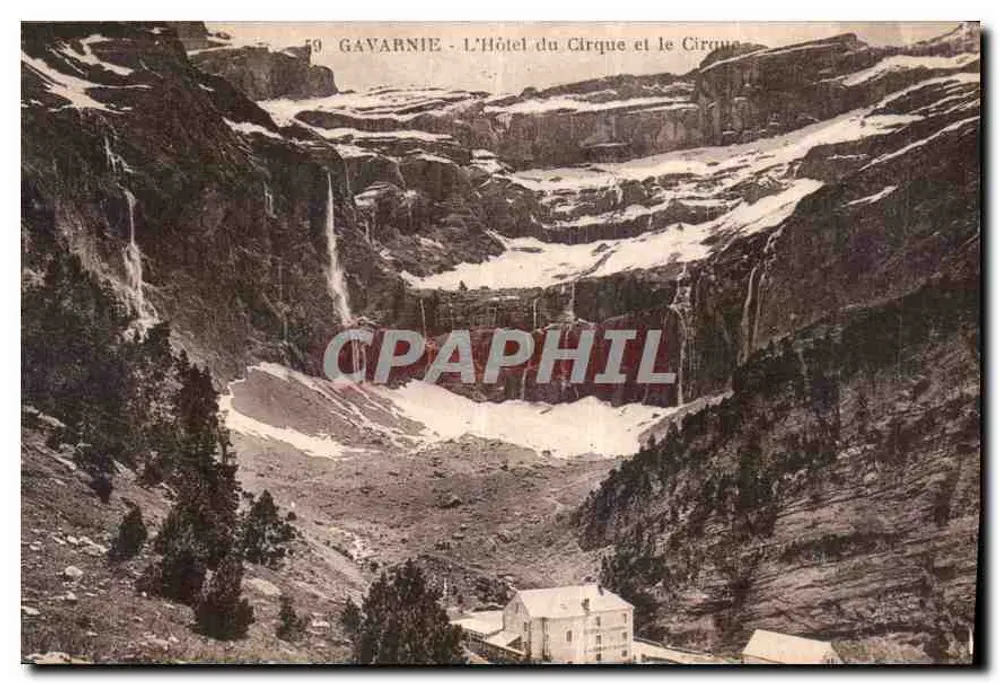 Gavarnie - Das Hotel du Cirque und der Cirque — Verlag: A. Arnaud, Gavarnie - Vorderseite