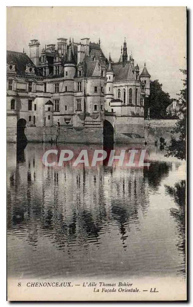 Chenonceaux — A Ala Thomas Bohier — A Fachada Oriental — LL. — n°8 - Frente