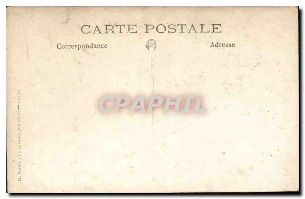 Retrato de um homem — editor R. Galliattin, série não identificada - Verso