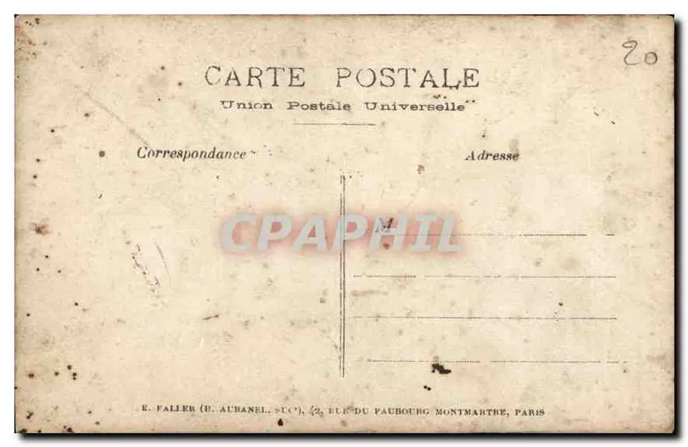 Twee jonge meisjes — studioportret — E. Faller (H. Aubanel, suc.), 42, rue du Paubourg Montmartre, Parijs - Achterkant