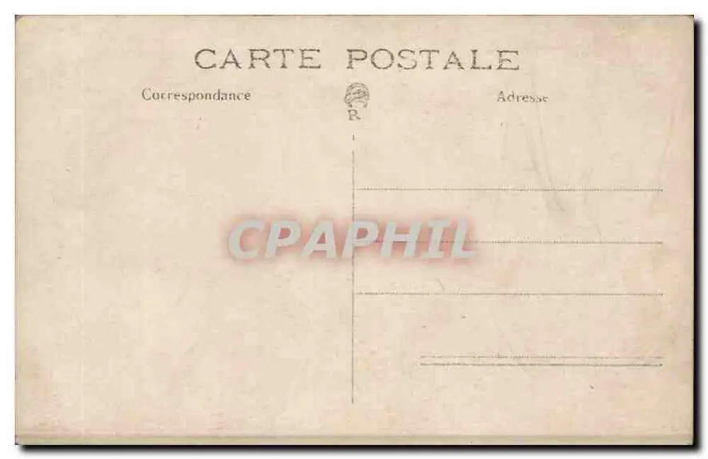 Paar im Garten — 1920er Jahre — unbekannter Verlag - Rückseite