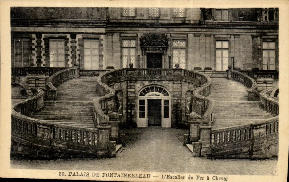 Schloss Fontainebleau — Die Eisenpferdestiege — n°20 - Vorderseite