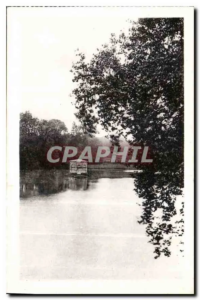 Schloss Fontainebleau — Der Karpfenteich — Ansichtskarte Nr. 142 - Vorderseite