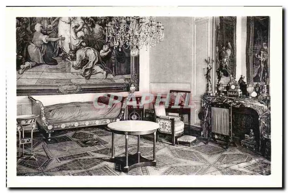 Papstzimmer — Schloss Fontainebleau — Ansichtskarte Nr. 32 - Vorderseite