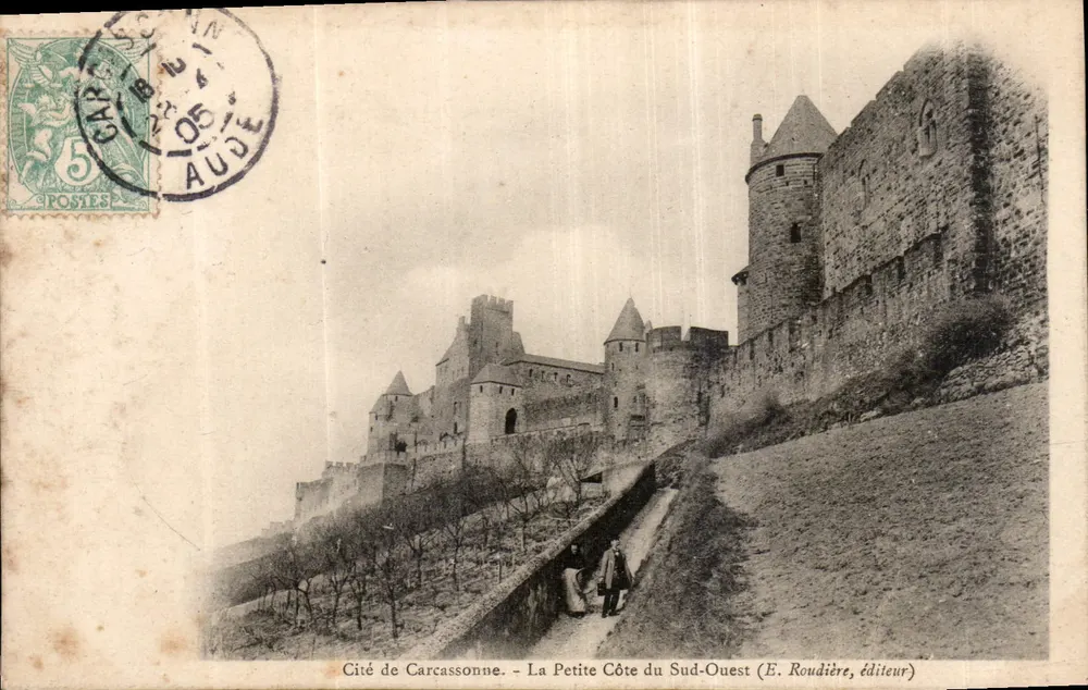 Cité de Carcassonne - Die Südwestküste — (E. Roudière, Verlag) - Vorderseite