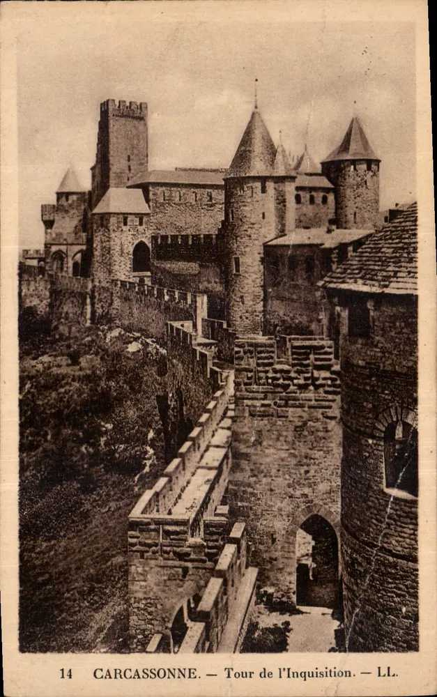 Carcassonne — Torre da Inquisição — LL. n°14 - Frente