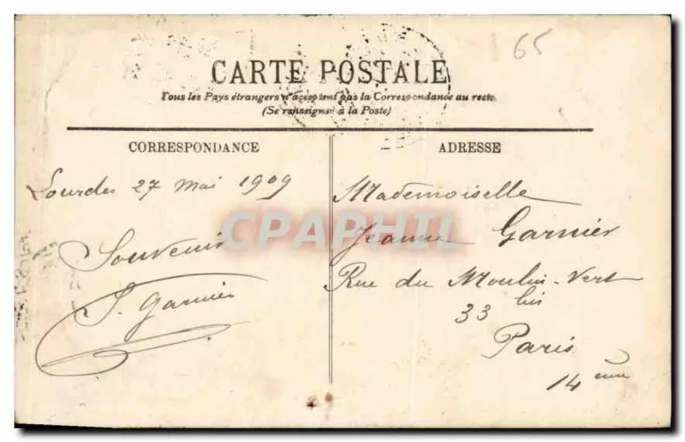 Lourdes — Vista geral — LL. - Verso