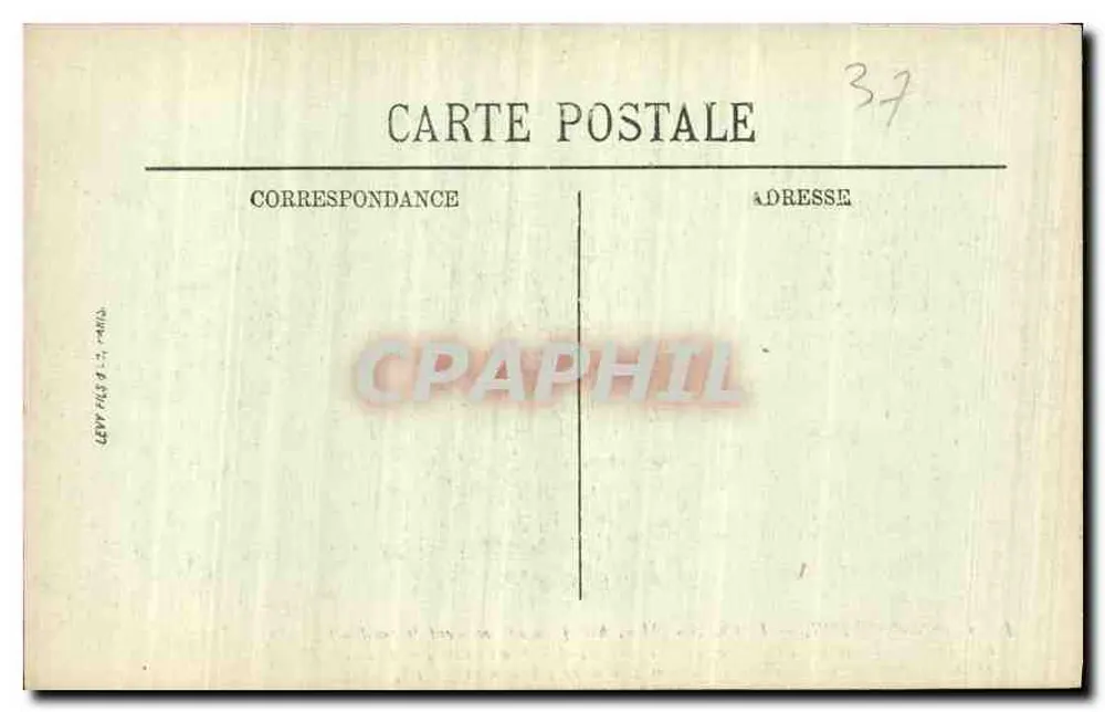 Chenonceaux — Das Schloss (Mon. hist.), westliche Fassade gebaut von Thomas Bohier, Generaltreasurer der Finanzen, und später bewohnt von François Ier, Diane de Poitiers, Catherine de Médicis und Louise de Vaudemont — LL - Rückseite